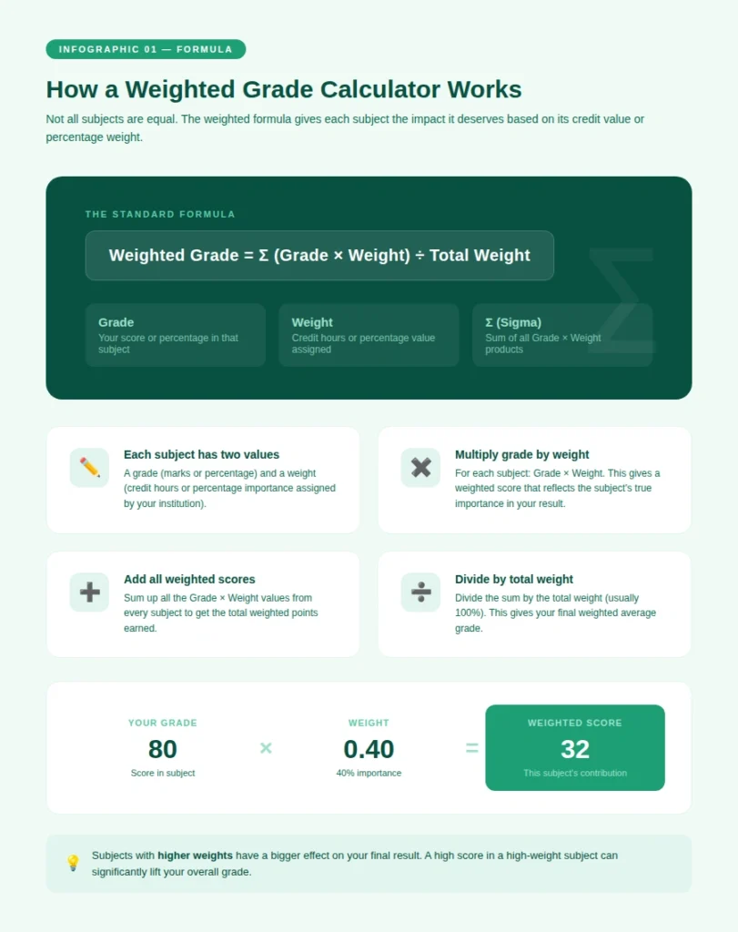 Weighted Grade Calculator